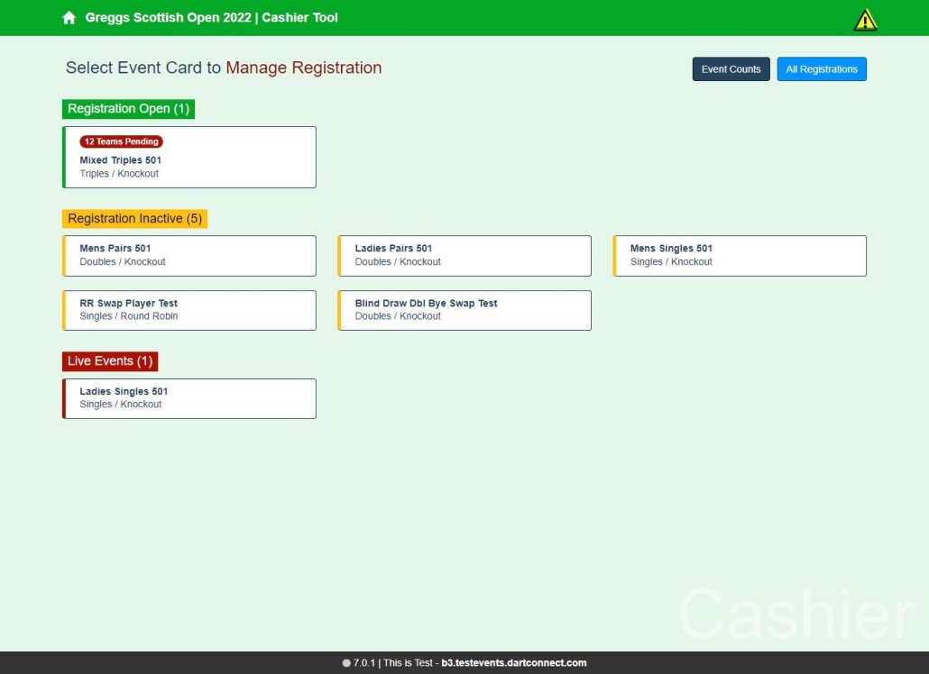 DS 7.0 Update Onsite Registration System DartConnect