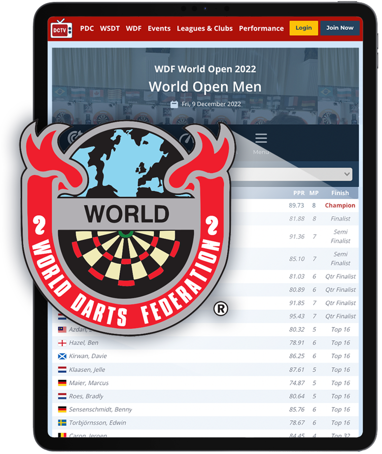 DartConnect + WDF DartConnect